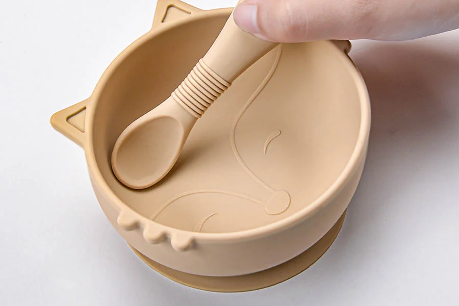 Silicone Soft Baby Bowl Set