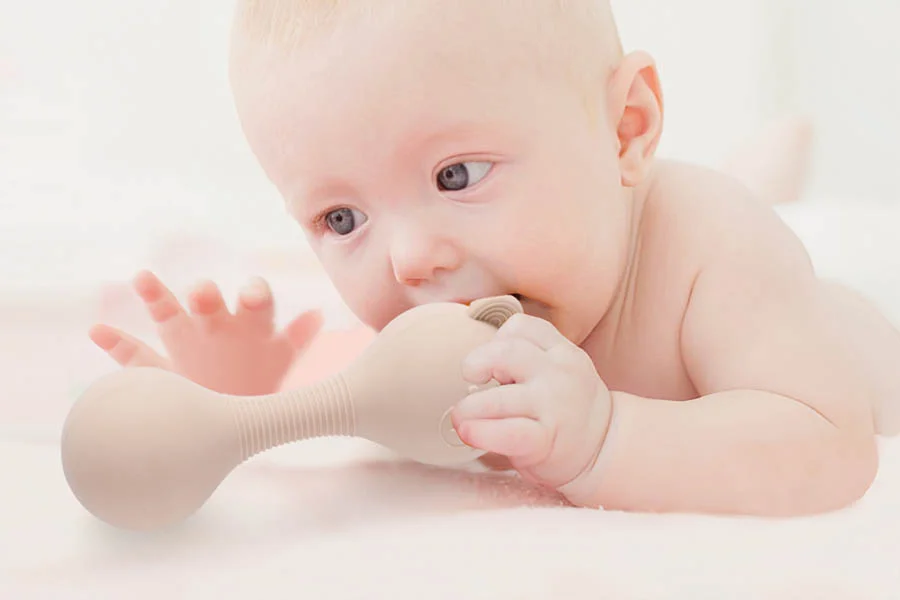 Baby Bear Teething Rattle